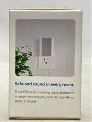 RING PLUG IN CHIME FOR RING DEVICES NIGHTLIGHT AND CHIME 2ND GENERATION WHITE